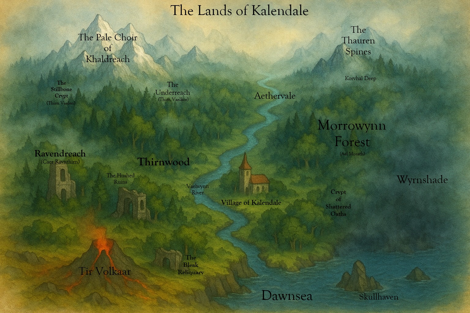 The Lands of Kalendale